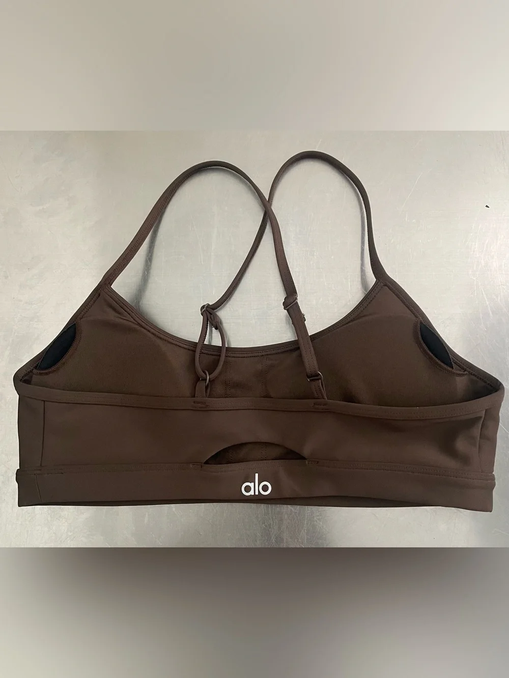 ALO Yoga NWOT Airlift Intrigue Espresso Bra